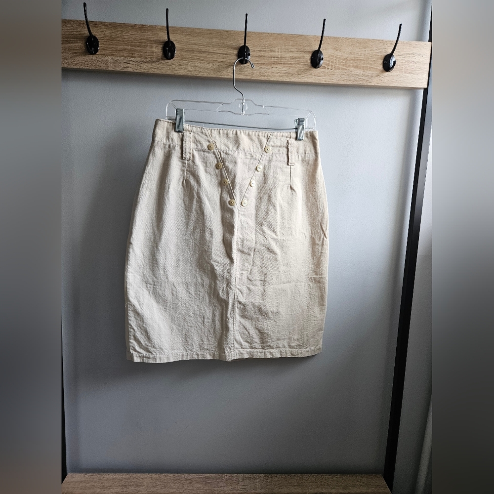 Vintage Jennifer Lee beige skirt